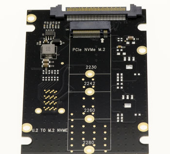 Gen 4.0 M2 NVMe M Key to U2 68Pin SFF-8639 adapter