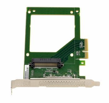 KALEA-INFORMATIQUE PCIe X8 Naar U.2 NVMe Adapterkaart – Voor 2x SSD (SFF-8639) – Direct Mount – PCIe 3.0 – Geen Kabel Nodig