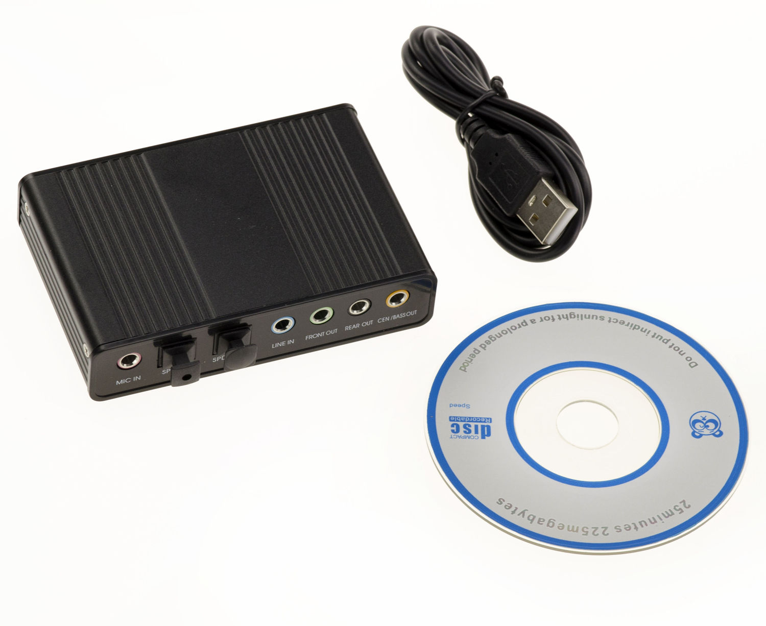 Carte Son PCI 4.1 Canaux - Chipset CMI8738 - Compatible Windows - Entrée/Sortie Audio