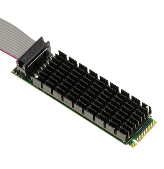 Carte graphique 2D de type VGA DB15 sur port M2 M Key avec chipset ...