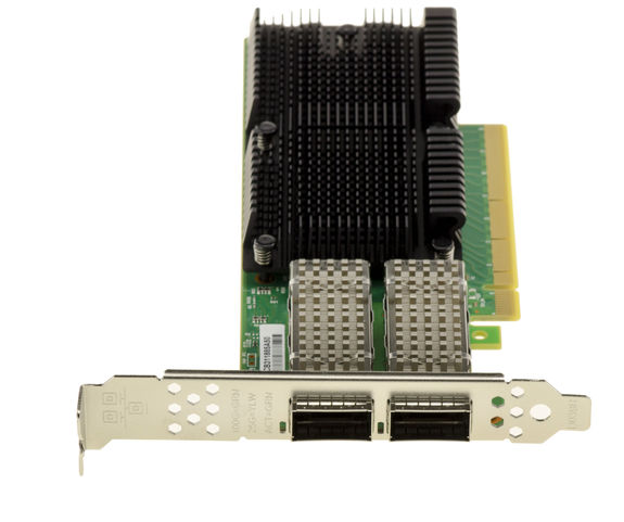 Carte Réseau PCIe Gen 4.0 Dual 100G QSFP28 - Chipset Mellanox ConnectX-5 - 2 Ports 100GbE - 8