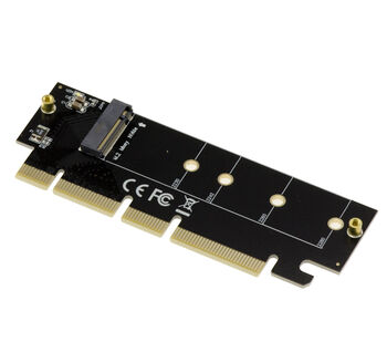 Carte contrôleur adaptateur PCIe x16 pour SSD M2 NVMe support PCIe Gen 3.0 Gen 4.0 et Gen 5.0