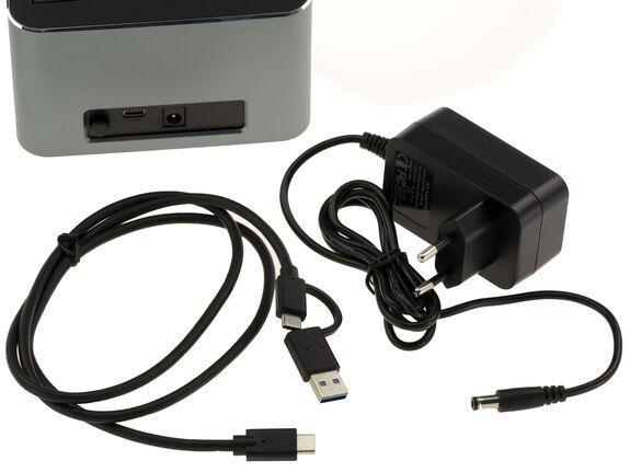 Docking Station USB 3.0 5G pour disque SAS 2.5 ou 3.5 avec connecteur SFF-8482, inteface USB A ou C, alimentation 12V 3A