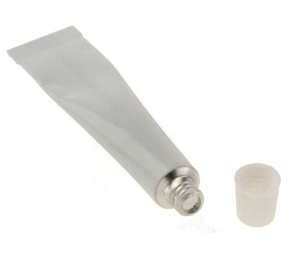 Pâte thermique adhésive type glue, tube de 5g, coloris blanc
