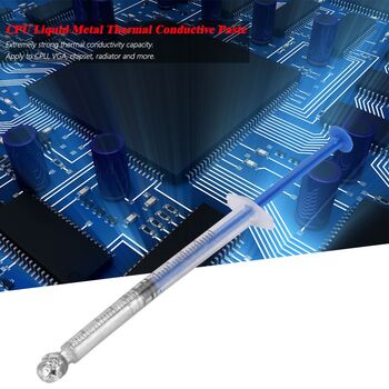 Tube de pâte thermique pour processeur CPU type métal liquide, Liquid Metal  contenance 3g