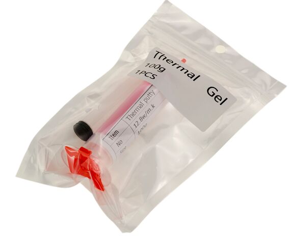 Pâte thermique en gel, tube de 100g, coloris rose 12.8w/m.k