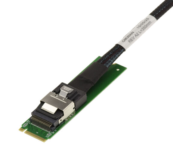 Carte M2 1 port réseau fibre SFP+ 10G 10 GIGABIT ETHERNET pour port M.2 de type PCIe, clé M ou B+M avec chipset Mellanox X3 PCIe Gen 3.0