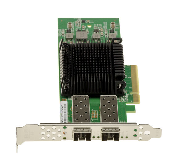 Carte contrôleur PCIe 4.0 x8 Réseau LAN Ethernet 2 Ports 25G SFP28 avec chipset Intel E810