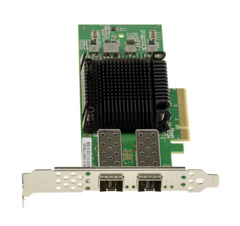Carte contrôleur PCIe 4.0 x8 Réseau LAN Ethernet 2 Ports 25G SFP28 avec chipset Intel E810