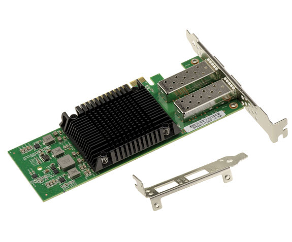 Carte contrôleur PCIe 4.0 x8 Réseau LAN Ethernet 2 Ports 25G SFP28 avec chipset Intel E810