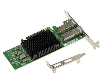 Carte contrôleur PCIe 4.0 x8 Réseau LAN Ethernet 2 Ports 25G SFP28 avec chipset Intel E810