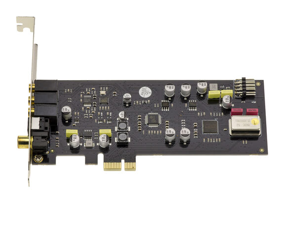 Carte Son Numérique HIFI PCIe x1 SSS1700 avec convertisseur DAC et ADC, DNR 127dB et distorsion inférieure à -120dB