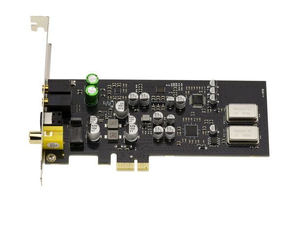 Carte Son Numérique HIFI PCIe x1 CMedia CM108AH double DAC et ADC avec booster micro, PLL et régulateur