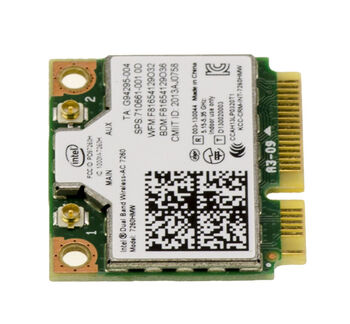 Carte contrôleur réseau Mini PCIe WiFi dual band 802.11a/b/g/n/AC 1200M et Bluetooth 4 avec chipset Intel 7260