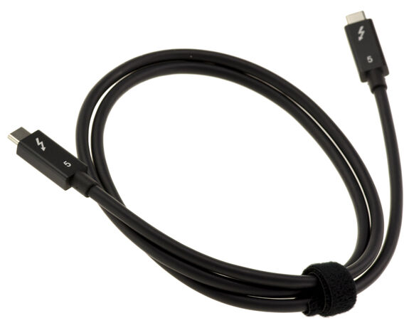 Cordon de liaison Thunderbolt 5 débit jusqu'à 80 Gbit/s et alimentation Power Delivery jusqu'à 240W avec prises USB C