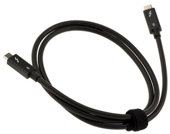 Cordon de liaison Thunderbolt 5 débit jusqu'à 80 Gbit/s et alimentation Power Delivery jusqu'à 240W avec prises USB C