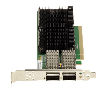 Carte contrôleur réseau PCIe Gen 4.0 PC Dual 100G QSFP28 2 ports avec chipset Intel E810. Compatible 100GbE 50GbE 25GbE 10GbE RDMA ADQ