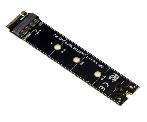 Flat adapter for MACBOOK SSD 12+16 pins 2013 and later to M2 M Key SSD port
