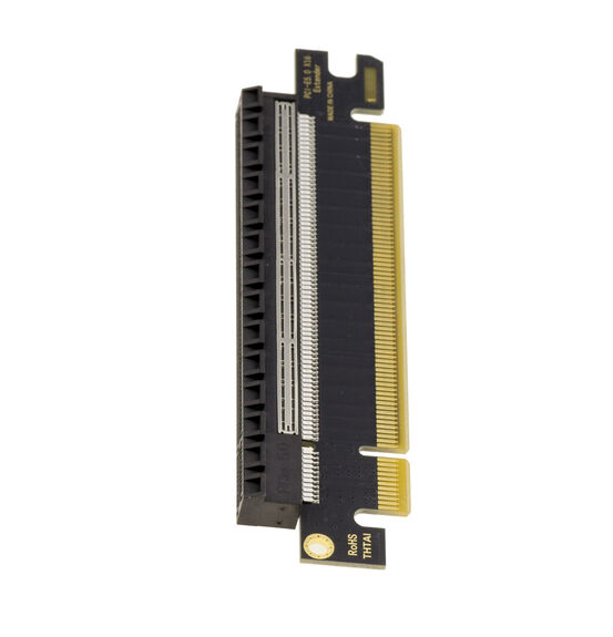 Adaptateur Riser droit pour port PCIe Gen 5.0 x16 hauteur 26mm, débit 64GB