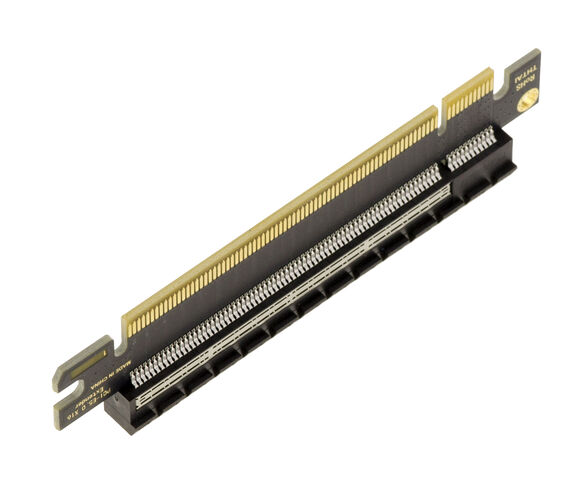Adaptateur Riser droit pour port PCIe Gen 5.0 x16 hauteur 26mm, débit 64GB
