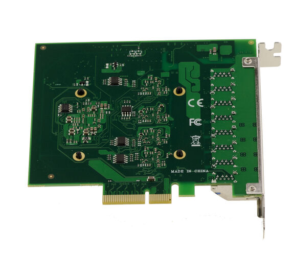 PCIe x4-Controller-Karte mit 8 USB 3.0 5G-Anschlüssen vom Typ „A” mit FRESCO LOGIC FL1100-Chipsatz