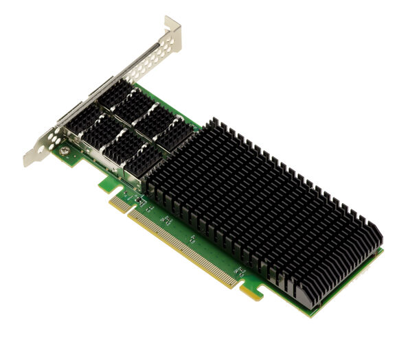 Carte contrôleur réseau PCIe Gen 4.0 PC Dual 200G QSFP56 2 ports. Chipset Mellanox ConnectX 6. Support 200GbE 100GbE 50GbE 40GbE 25GbE 10GbE