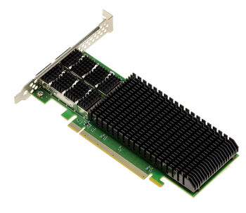 Carte contrôleur réseau PCIe Gen 4.0 PC Dual 200G QSFP56 2 ports. Chipset Mellanox ConnectX 6. Support 200GbE 100GbE 50GbE 40GbE 25GbE 10GbE