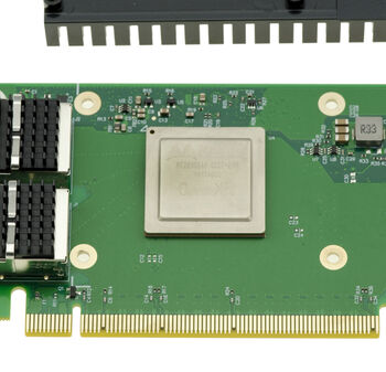 Carte contrôleur réseau PCIe Gen 4.0 PC Dual 200G QSFP56 2 ports. Chipset Mellanox ConnectX 6. Support 200GbE 100GbE 50GbE 40GbE 25GbE 10GbE