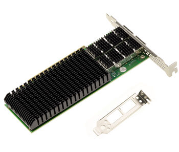 Carte contrôleur réseau PCIe Gen 4.0 PC Dual 200G QSFP56 2 ports. Chipset Mellanox ConnectX 6. Support 200GbE 100GbE 50GbE 40GbE 25GbE 10GbE