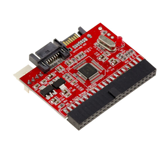 Adaptateur IDE SATA réversible pour Disques durs et Lecteurs, Bidirectionnel SATA vers IDE et IDE vers SATA, kit avec Câble SATA et Alim Molex