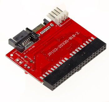 Adaptateur IDE SATA réversible pour Disques durs et Lecteurs, Bidirectionnel SATA vers IDE et IDE vers SATA, kit avec Câble SATA et Alim Molex