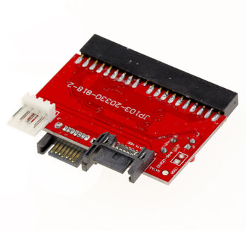 Adaptateur IDE SATA réversible pour Disques durs et Lecteurs, Bidirectionnel SATA vers IDE et IDE vers SATA, kit avec Câble SATA et Alim Molex