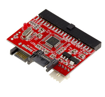 Adaptateur IDE SATA réversible pour Disques durs et Lecteurs, Bidirectionnel SATA vers IDE et IDE vers SATA, kit avec Câble SATA et Alim Molex