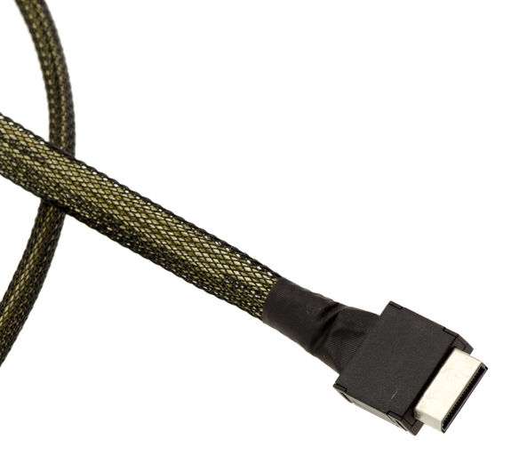 Oculink PCIe 4.0 cable with SFF-8611 / SFF-8612 male to male connectors length 100cm