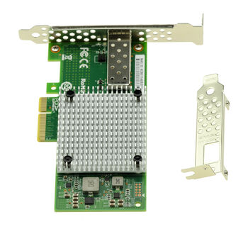 SFP+ 10G-Netzwerkkarte für PCIe x4-Anschluss mit erweiterter Netzwerkverkehrsverwaltung, Intel 82599 (X520) Chipsatz