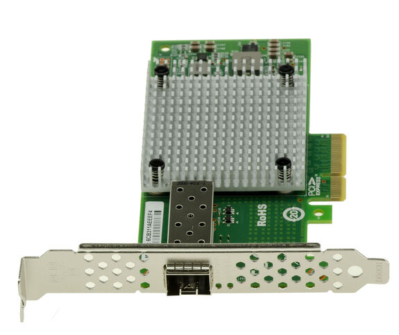 SFP+ 10G-Netzwerkkarte für PCIe x4-Anschluss mit erweiterter Netzwerkverkehrsverwaltung, Intel 82599 (X520) Chipsatz
