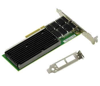 PCIe 3.0 x8-Karte 40G QSFP+ LAN-Netzwerk 2 Ports Intel X710-Chipsatz, kompatibel mit erweiterter Virtualisierung