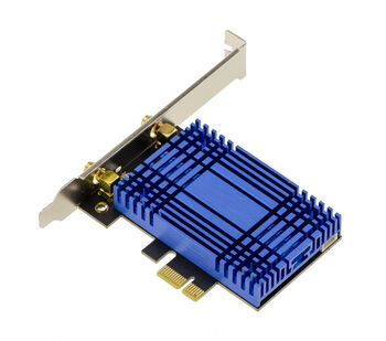 Carte contrôleur PCIe Gen 4.0 pour réseau sans fil WiFi 7 TRI BANDE débit 8.7Gb/s et Bluetooth 5.4 avec chipset INTEL BE200. Carte de Grade Industriel