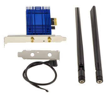 Carte contrôleur PCIe Gen 4.0 pour réseau sans fil WiFi 7 TRI BANDE débit 8.7Gb/s et Bluetooth 5.4 avec chipset INTEL BE200. Carte de Grade Industriel