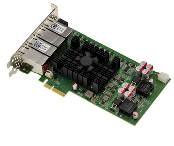 Carte 8 Ports Gigabit Ethernet grade industriel sur Port PCIe 4x, Power Over Ethernet PoE+ 30W avec chipset Intel I350