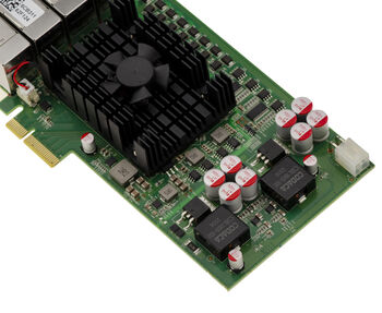 Carte 8 Ports Gigabit Ethernet grade industriel sur Port PCIe 4x, Power Over Ethernet PoE+ 30W avec chipset Intel I350