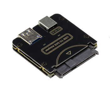 Adaptateur convertisseur pour disque SAS 2.5 ou 3.5 avec connecteur SFF-8482 vers USB3.0 5G, vendu sans alimentation