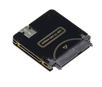 Adaptateur convertisseur pour disque SAS 2.5 ou 3.5 avec connecteur SFF-8482 vers USB3.0 5G, vendu sans alimentation