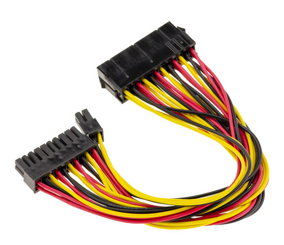 ATX-Adapterkabel 24-polige Buchse auf 20+4-poligen Stecker 20+4-poliger Stecker 24-polige Buchse