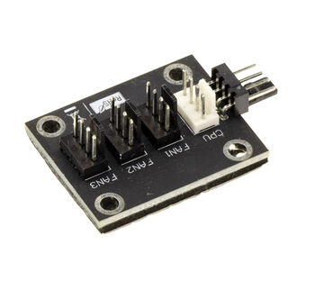 Lüfteranschlüsse 4-WEGE-SPLITTER mit Kabel. Kompatibel mit CPU-Lüfter