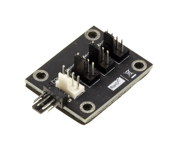 Lüfteranschlüsse 4-WEGE-SPLITTER mit Kabel. Kompatibel mit CPU-Lüfter