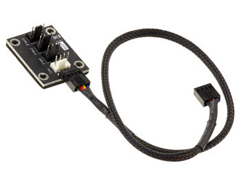 Lüfteranschlüsse 4-WEGE-SPLITTER mit Kabel. Kompatibel mit CPU-Lüfter