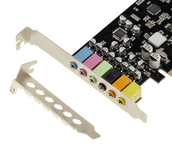 Carte contrôleur SON sur port PCIe, sortie 5.1 6 canaux, avec chipset CMEDIA CM6212