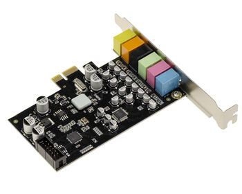 Carte contrôleur SON sur port PCIe, sortie 5.1 6 canaux, avec chipset CMEDIA CM6212