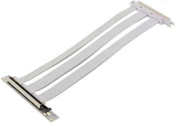 Riser nappe d'extension PCI Express Gen 5.0 PCIe x16 mâle vers femelle, débit 64GB, longueur 30cm